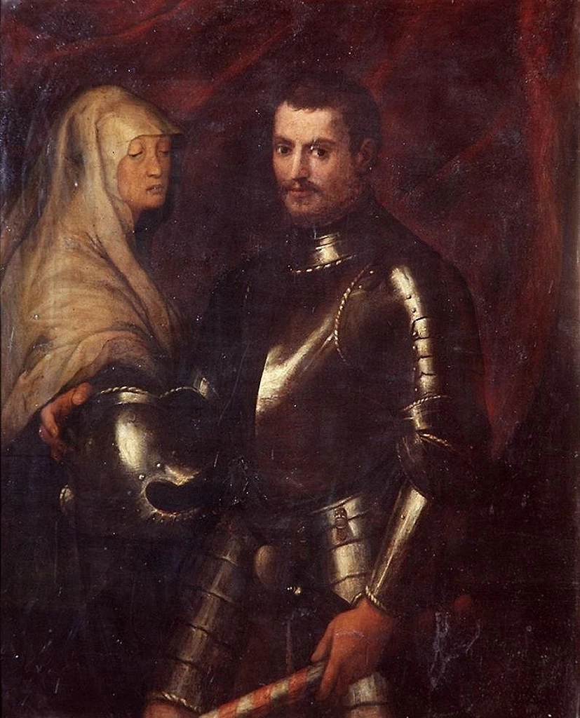Ritratto in Armatura di Ludovico de' Medici con la Madre - Galleria degli Uffizi, Firenze